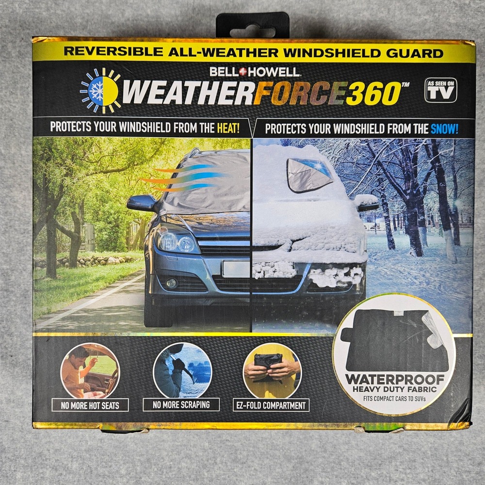 Bell‎ Howell Weather Force 360 Reversible Windshield Guard Snow Heat Cover